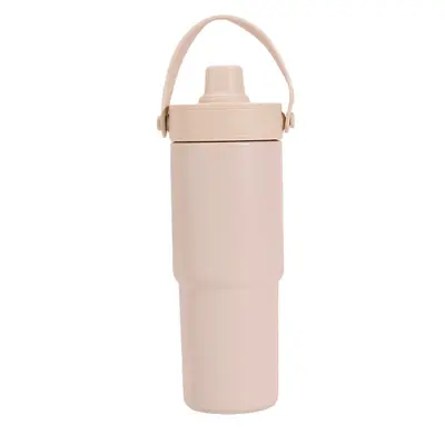 Double-Drink Straw Insulated Bottle, 304 Stainless Steel, Large Capacity Water Bottle - 6