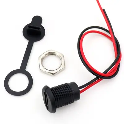 USB Type-C Waterproof Female Connector, TPC2P Fast Charging