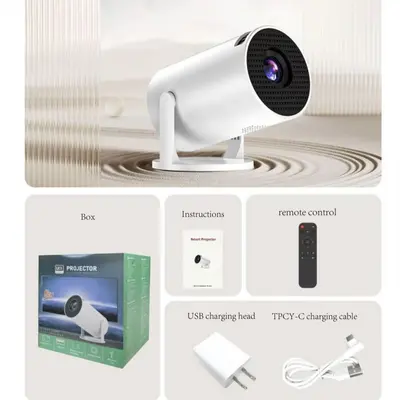 Cross-border HY300Ultra Projeksiyon Cihazı 1080P HD 4K Akıllı Ev Taşınabilir Mini HY300 Projektör - 11