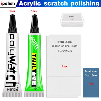Acrylic Scratch Remover Paste, Watch Crystal and Plastic Polishing - 11