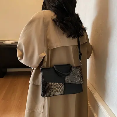 Women's Crossbody Bag Niche Design Retro Small Square Bag - 3