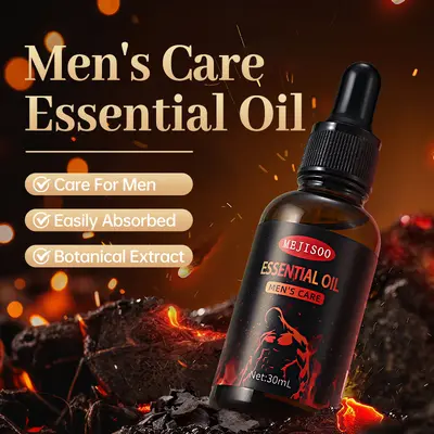 Men's Warming Massage Oil, Moisturizing