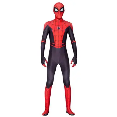 Spider-Man Miles Morales Full Cosplay Costume, Jumpsuit - 11