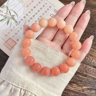 High-quality natural bodhi root bracelets for men and women, Bodhi seed Yuanshan Dai retro style hand-wrapped soft beaded bracelets - 8