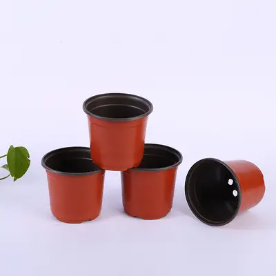Two-Tone Succulent Pot, Soft PP Plastic Seedling Planter, Small