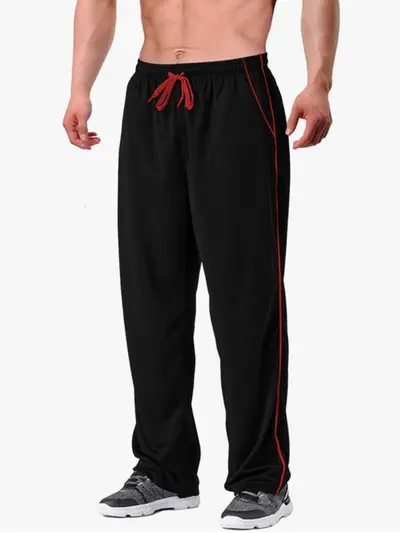 Men's Straight-Cut Breathable Sports Fitness Pants