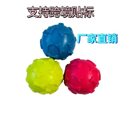 TPR Safe Material Squeaky Dog Toy, Training and Dental Cleaning - 4