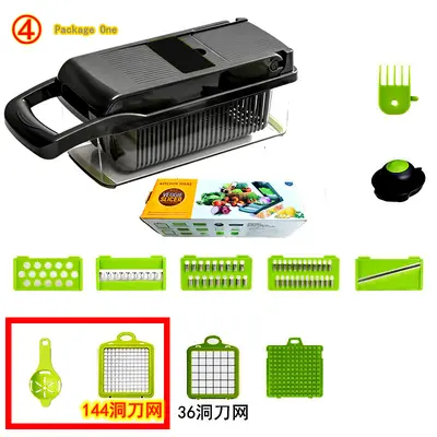 Multifunctional vegetable chopper, garlic onion potato - 13