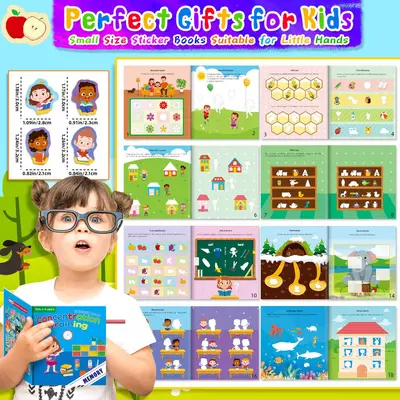 Children's Memory Training Sticker Book
