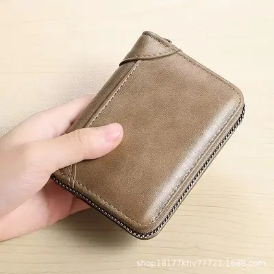 RFID-Blocking Men's Card Holder with Multiple Card Slots - 4