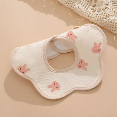 Pure Cotton Baby Bib with Waterproof Pocket for Boys - 7