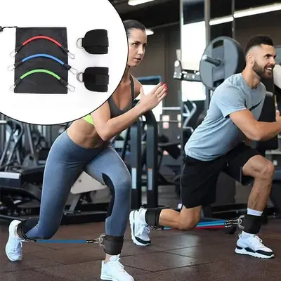 Resistance Band Set for Glute and Leg Training, Squat and Explosive Workout Elastic Bands - 3