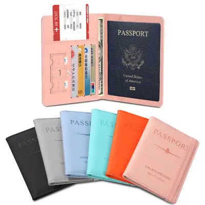 Pasaport koruma kılıfı, PU, elastik bantlı - 4
