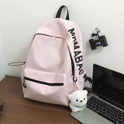 Men's Backpack for College and High School Students, Minimalist Korean Style - 9