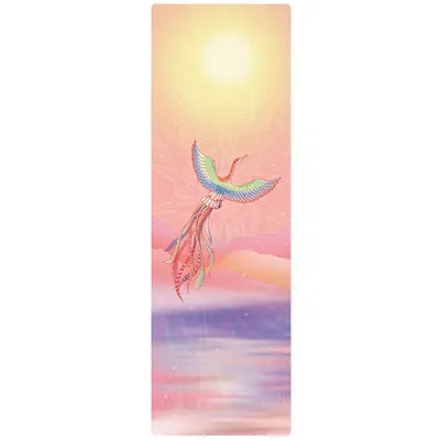 Manufacturer Custom 1mm Foldable Yoga Mat Suede Rubber Natural Rubber Non-Slip Yoga Mat Towel