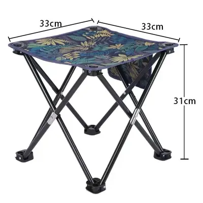 Klappbarer Stuhl tragbar Campinghocker Campingstuhl Angelsstuhl Strandhocker Großhandel Klappbarer Outdoor-Stuhl - 11
