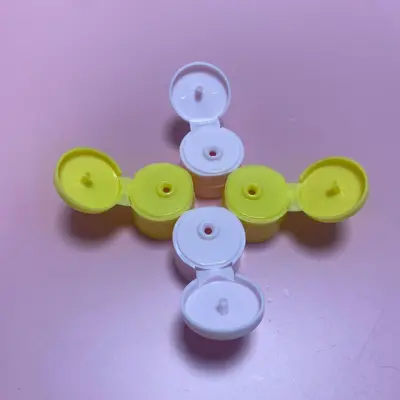 24-410 Plastic Bottle Flip-Top Cap, Butterfly Cap