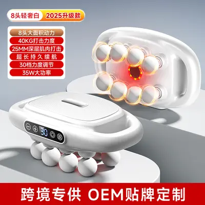 12-Head Fascia Gun with Multiple Massage Heads - 10