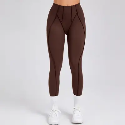 Sport-Yogahose mit 3D-Optik, schmal geschnitten - 8