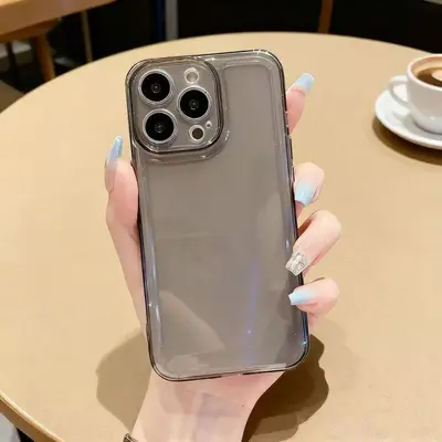 Clear Phone Case for Apple iPhone 17 16 15 14 Pro Max with Precise Cutouts Space Case Shockproof Protective Cover