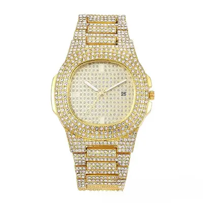 Quartz watch, steel band, roman numerals - 9