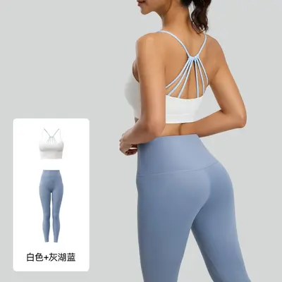 Damen-Yoga-Set, atmungsaktiv, hohe Stabilität - 9