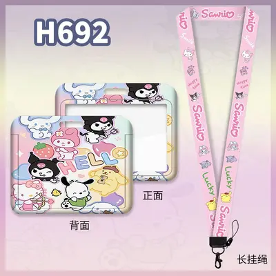 Cartoon-Lanyard-Kartenhalter horizontal, verlustsicher für Schulausweise - 10