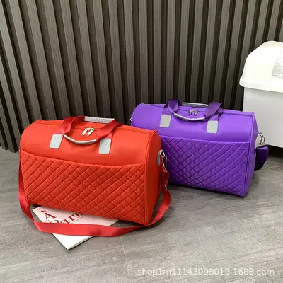 时尚旅行包女包手提包女士单肩包斜挎包短途旅游运动健身包潮批发 - 4