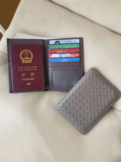 MCBV pasaport çantası, keçi derisi, hakiki deri