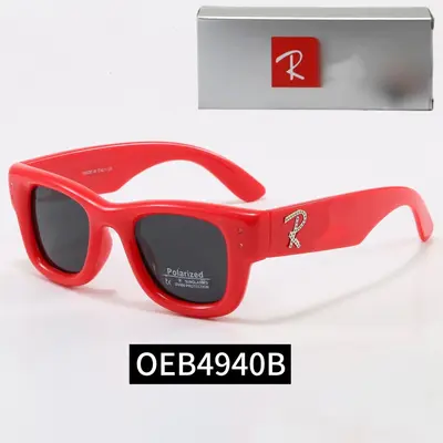 Unisex Square Rhinestone Sunglasses for Round Faces - 5
