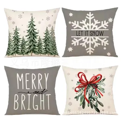 Christmas Pillow Cover Home Decor Cushion Cover Living Room Sofa Throw Pillow Bedroom Bed Pillow Cover Wholesale - 6
