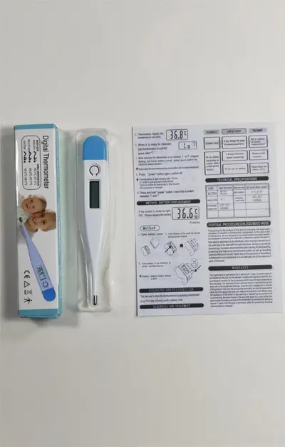 LCD Electronic Digital Thermometer for Babies and Adults - 9