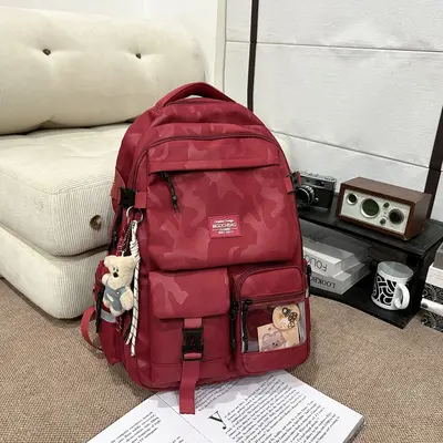 Couple Backpack 2026, School and Travel Use, Air Cushion Spine Protection - 12
