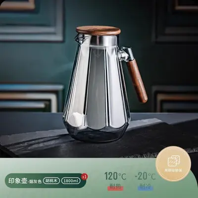 Hitzebeständiges Glas-Wasserkanneset, 5-teilig mit Teekanne - 9