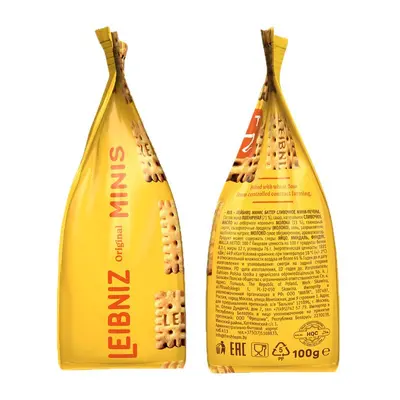 Almanya ithal Bahlsen Leibniz mini tereyağlı bisküvi, 100g