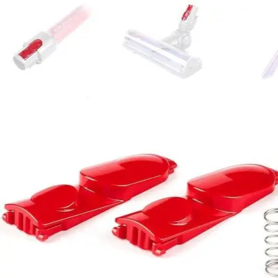 Dyson Süpürge Düğmesi, Kırmızı, Yaylı