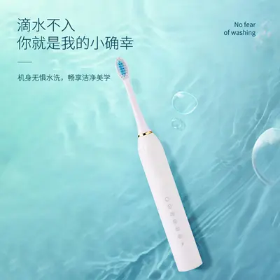 Rechargeable Electric Toothbrush with Water Flosser, Soft Bristles, Adults and Children