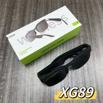 跨境爆款 XG89AI智能眼镜无线蓝牙听歌通话运动AI翻译双声道 跑量