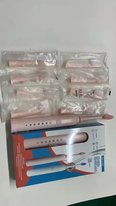Rechargeable Soft Bristle Waterproof Ultrasonic Electric Toothbrush for Adults - 12