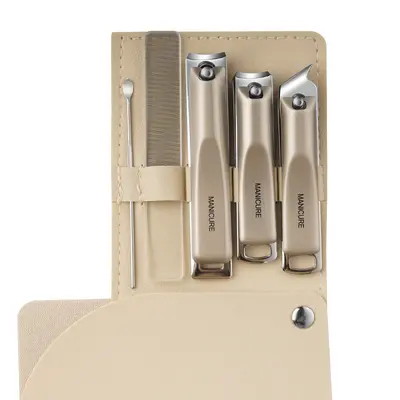 Tragbare Edelstahl-Nagelschere 5-teiliges Set