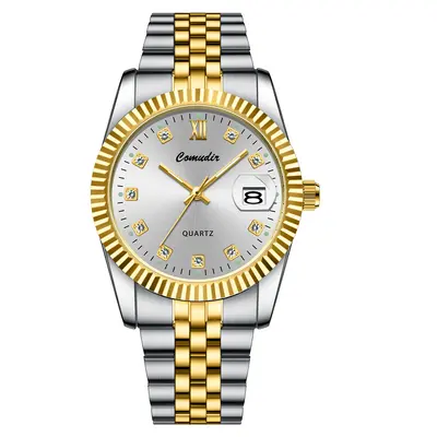 Couple quartz watch, waterproof with calendar - 10
