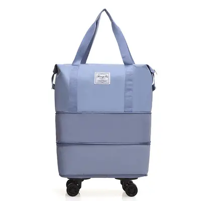 Expandable travel bag, wheeled, foldable, large capacity - 11