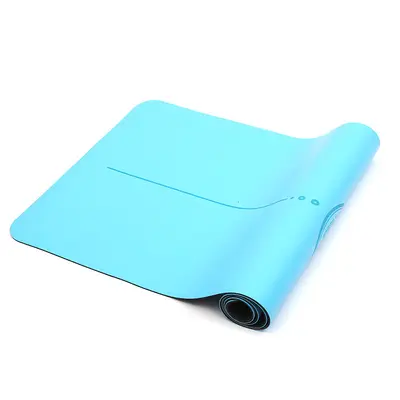 PU Natural Rubber Yoga Mat, Double-Sided Non-Slip, Thick and Wide - 12