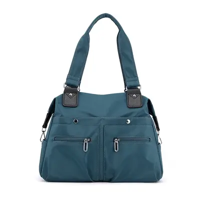 Women's Large Capacity Canvas Tote Bag, Lightweight Single-Shoulder Office Bag - 9