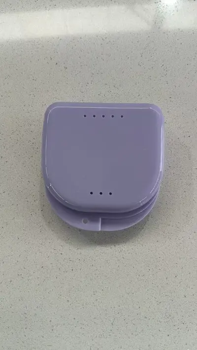 Perforated denture box, small dental box, tooth storage box, wire retainer box, retainer case, manufacturer wholesale - 13