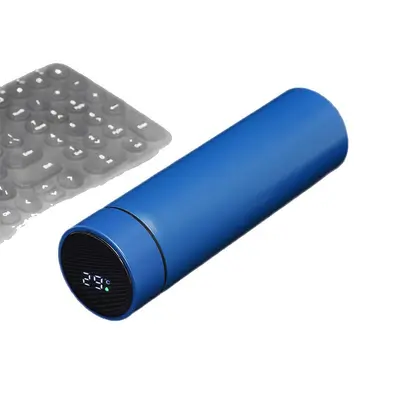 Akıllı sıcaklık göstergeli paslanmaz çelik termos bardak, 450 ml - 6