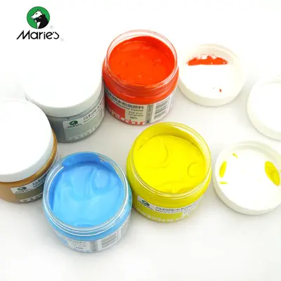 Mali brand gouache paint set, 12 colors, 100ml bottles