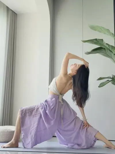 Lockere Pilates-Yogahose, außen tragbar, 5 Farben - 4