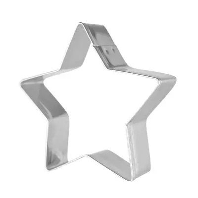 Stainless Steel Cartoon Cookie Cutter, Five-Pointed Star Shape