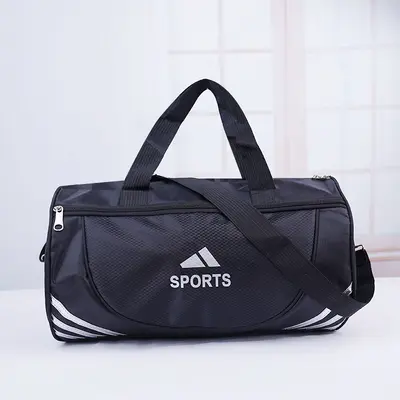 Wholesale men's fitness bag, yoga training sports bag, daily and versatile outdoor waterproof and wear-resistant large capacity travel bag - 10